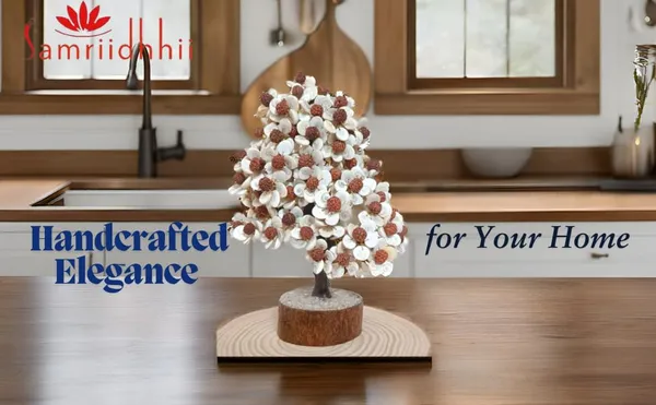 White_Shell_Crystal_Tree_For_Vastu,_Positive_Energy_|_Handmade_Feng_Shui_Tree_With_Wooden_Base_|_Seashell_Gem_Tree_For_Gift,_Meditation_&_Office_Table_Decoration,_10-12_Inch_(100_Beads)