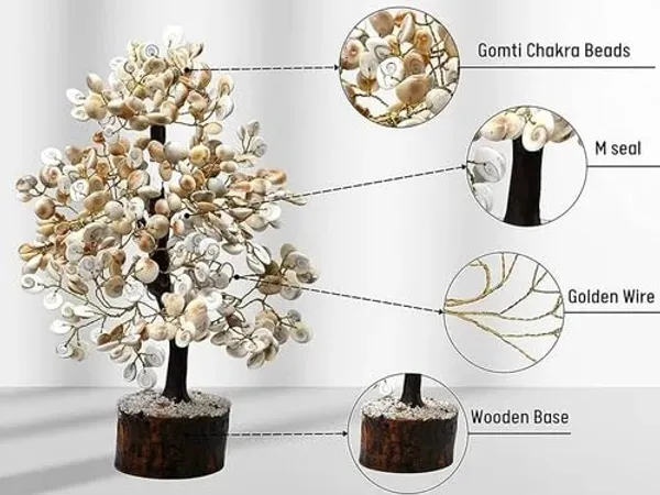 White_Shell_Crystal_Tree_For_Vastu,_Positive_Energy_|_Handmade_Feng_Shui_Tree_With_Wooden_Base_|_Seashell_Gem_Tree_For_Gift,_Meditation_&_Office_Table_Decoration,_10-12_Inch_(100_Beads)
