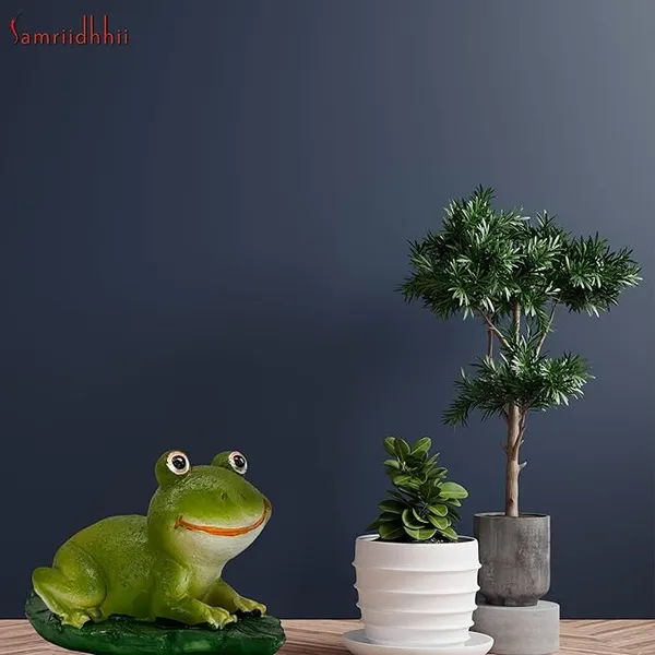 Smiling_Frog_Statue_For_Home_Decor,_Car_Dashboard_Decoration_Items,_Room_Decor_&_Table_Decoration_Items_–_Cute_Animal_Figurine_For_Positive_Energy_&_Good_Luck