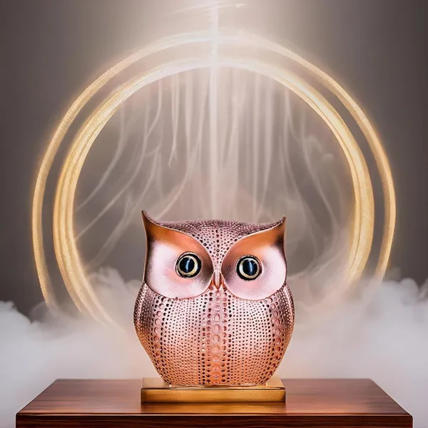 Gold_Owl_Statue_The_Vehicle_Of_Maa_Laxmi,Vastu_Idol_Of_Wisdom_And_Protection,Spiritual_Gift,Modern_Owl_Showpiece/Lucky_Owl_Resin_Art/Owl_Showpiece_For_Home_Decor/Resin_Owl_Figure