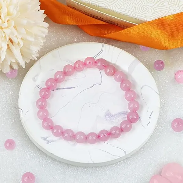 Rose_Quartz_Tumble_Stretchable_Bracelet