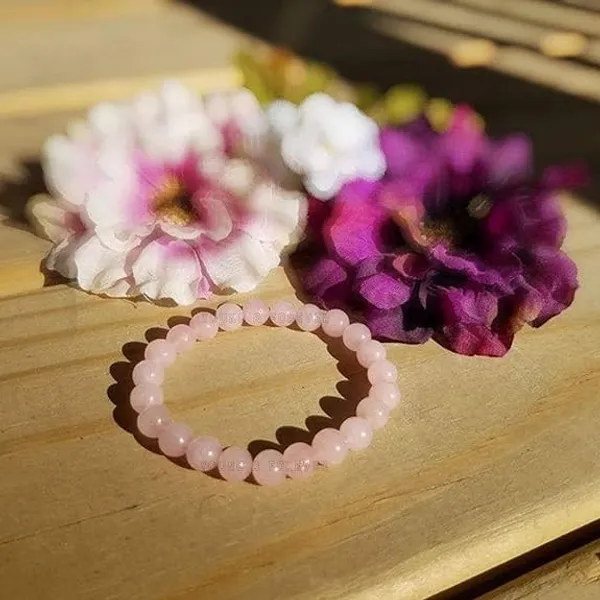 Rose_Quartz_Tumble_Stretchable_Bracelet
