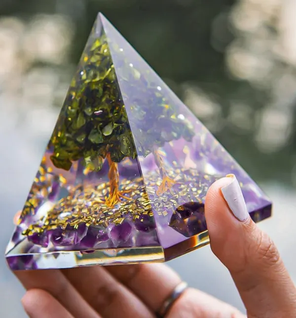 Green_&_Purple_Tree_Of_Life_Peridot_Orgone_Pyramid