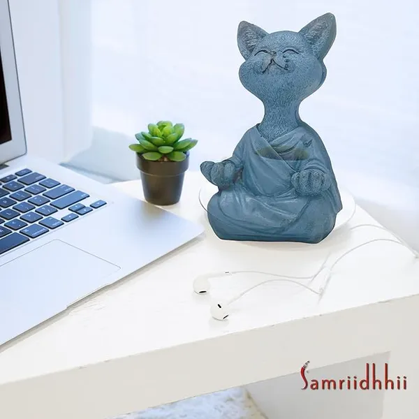 Buddha_Cat_Statue_Home_Decor_Showpieces_–_Miniature_Decorative_Items,_Laughing_Buddha,_Cat_Buddha_Statue,_Office_&_Table_Decoration,_Housewarming_Gifts