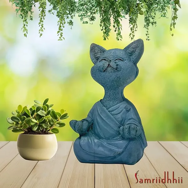 Buddha_Cat_Statue_Home_Decor_Showpieces_–_Miniature_Decorative_Items,_Laughing_Buddha,_Cat_Buddha_Statue,_Office_&_Table_Decoration,_Housewarming_Gifts