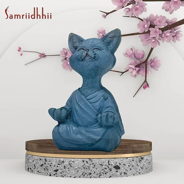 Buddha_Cat_Statue_Home_Decor_Showpieces_–_Miniature_Decorative_Items,_Laughing_Buddha,_Cat_Buddha_Statue,_Office_&_Table_Decoration,_Housewarming_Gifts