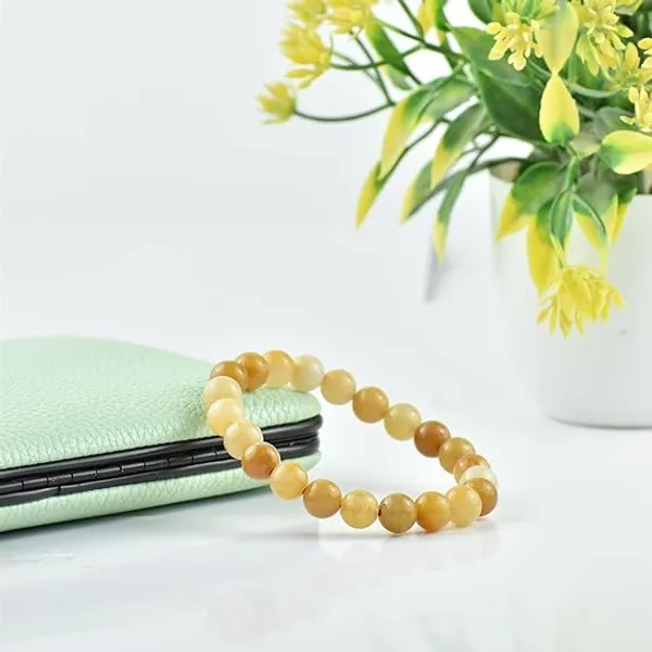 Yellow_Aventurine_Bracelet_–_Stretchable_Unisex_Crystal_Bracelet_For_Men_&_Women_|_8Mm_Round_Beads_Aventurine_Stone_For_Reiki_&_Crystal_Healing
