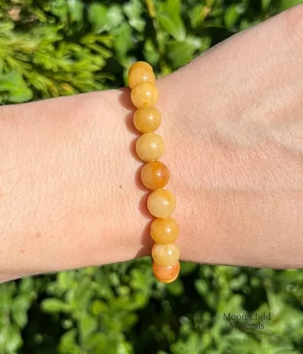 Yellow_Aventurine_Bracelet_–_Stretchable_Unisex_Crystal_Bracelet_For_Men_&_Women_|_8Mm_Round_Beads_Aventurine_Stone_For_Reiki_&_Crystal_Healing