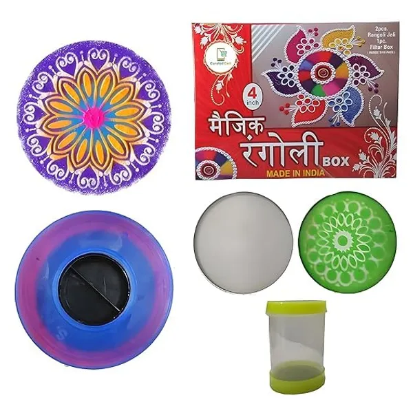 Multicolour_Rangoli_Design_Maker_Set,_Rotating_Knob_For_Creating_Beautiful_Patterns