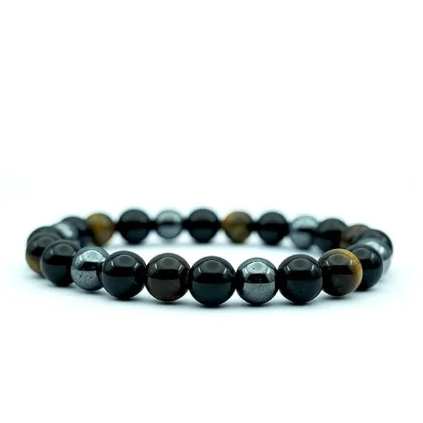Obsidian_Bracelet_|_Zulfiqar_Talwar_Knot_Triple_Protection_Stone_Bracelet_|_Heavy_Crystal_Beads_For_Luck,_Energy_&_Strength