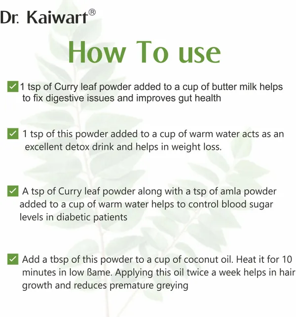 100%_Curry_Leaves_Powder_(Sun_Dried_&_Stemless)_For_Strong_And_Shiny_Hair_Growth