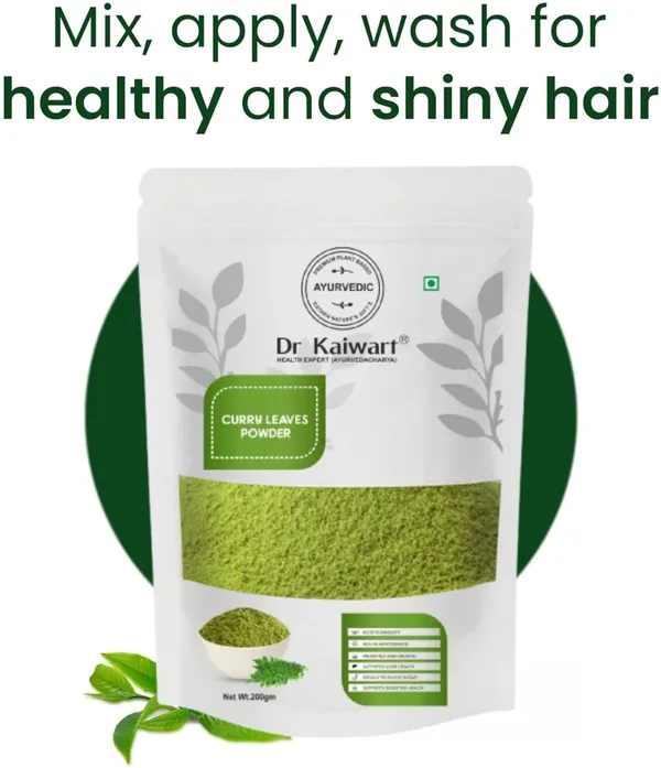 100%_Curry_Leaves_Powder_(Sun_Dried_&_Stemless)_For_Strong_And_Shiny_Hair_Growth