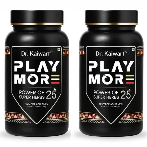 Dr._Kaiwart_Play_More_Capsules_for_Enhances_Stamina,_Energy_and_Power_|_25_Ayurvedic_Herbs_(Pack_of_2,_120_Capsules)