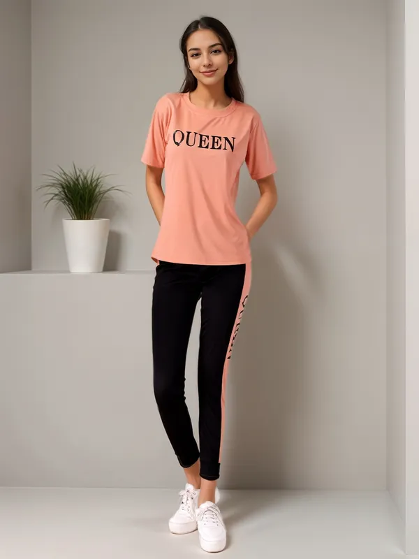 Orange_&_Black_Cotton_Blend_Printed_Regular_Track_Suit_For_Women