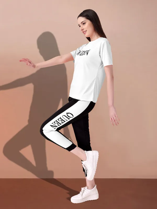 White_Cotton_Blend_Printed_Regular_Track_Suit_For_Women
