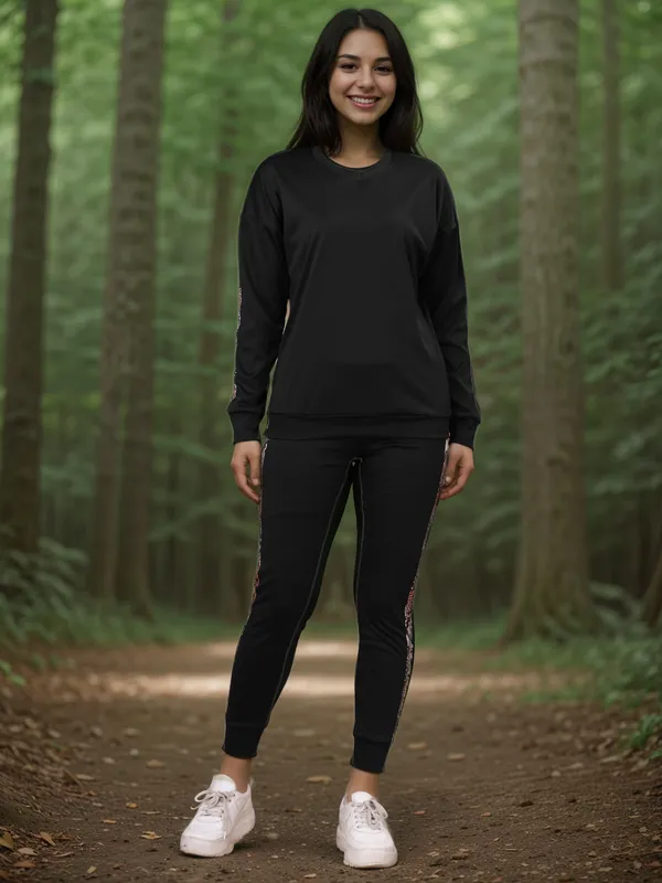 Black_Cotton_Blend_Solid_Regular_Track_Suit_For_Women