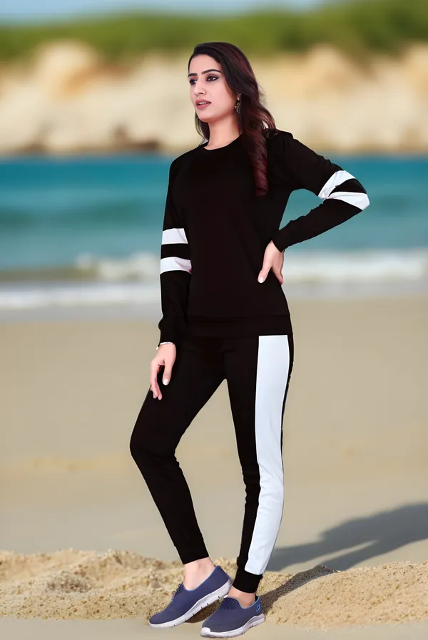 Black_Cotton_Blend_Self_Design_Regular_Track_Suit_For_Women