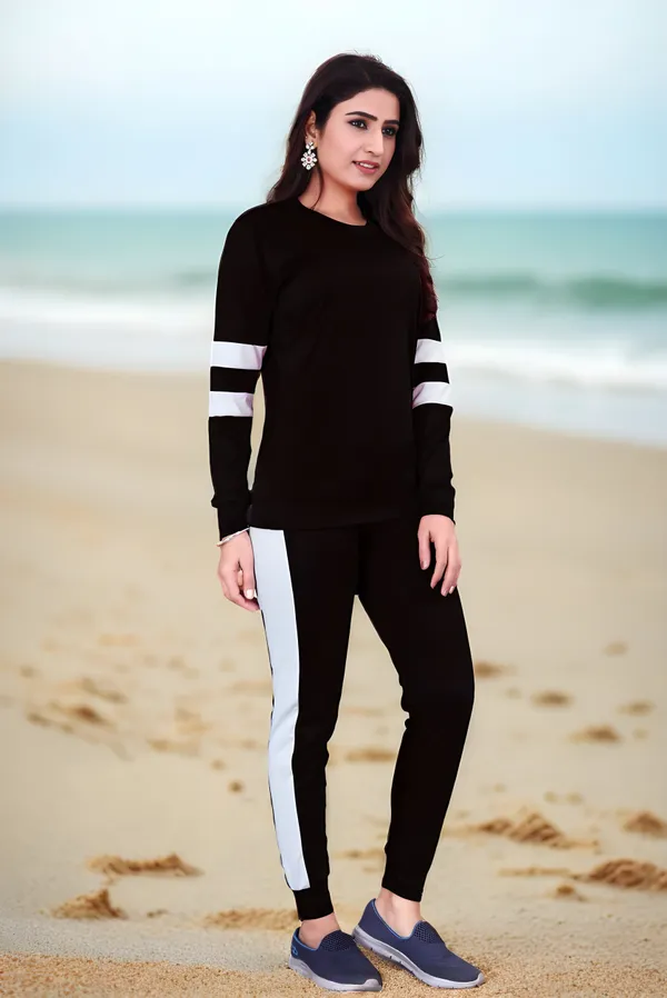 Black_Cotton_Blend_Self_Design_Regular_Track_Suit_For_Women