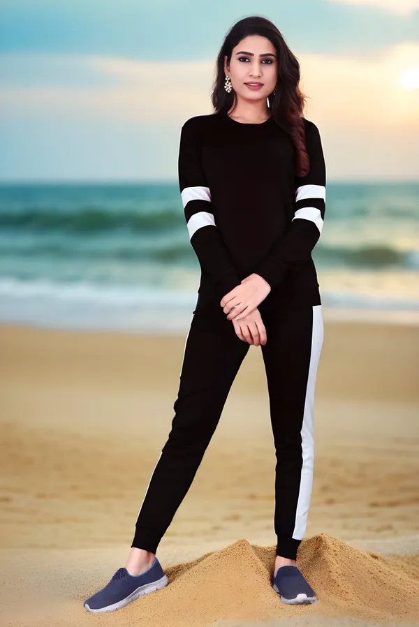 Black_Cotton_Blend_Self_Design_Regular_Track_Suit_For_Women