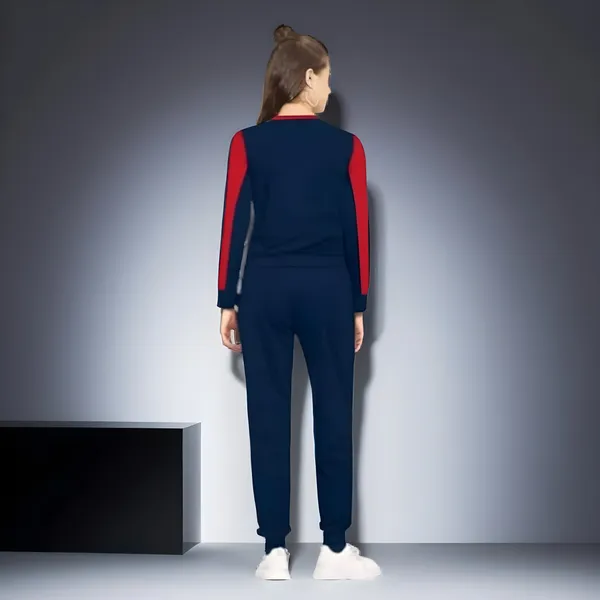 Red_&_Blue_Cotton_Blend_Colorblock_Regular_Track_Suit_For_Women