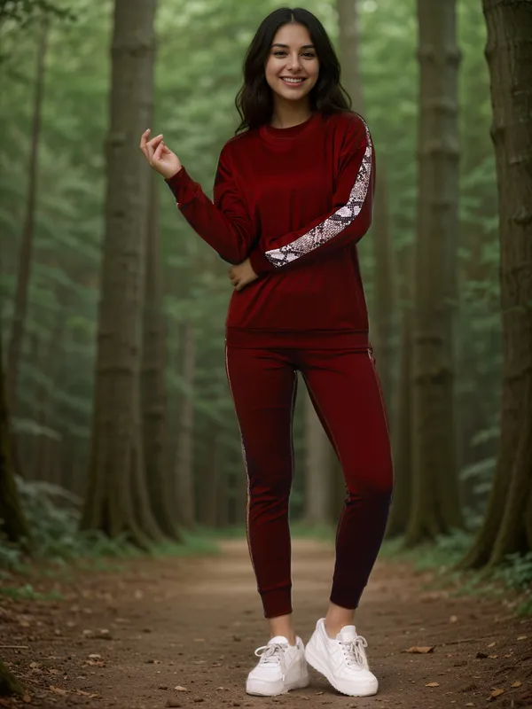 Maroon_Cotton_Blend_Solid_Regular_Track_Suit_For_Women