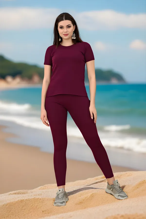 Maroon_Cotton_Blend_Solid_Regular_Track_Suit_For_Women