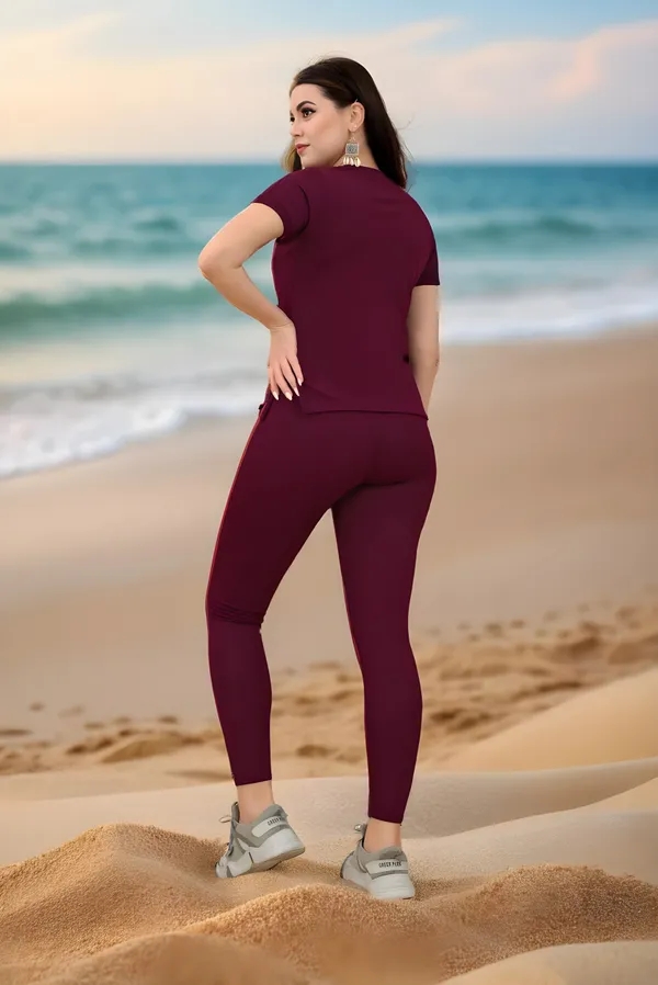 Maroon_Cotton_Blend_Solid_Regular_Track_Suit_For_Women