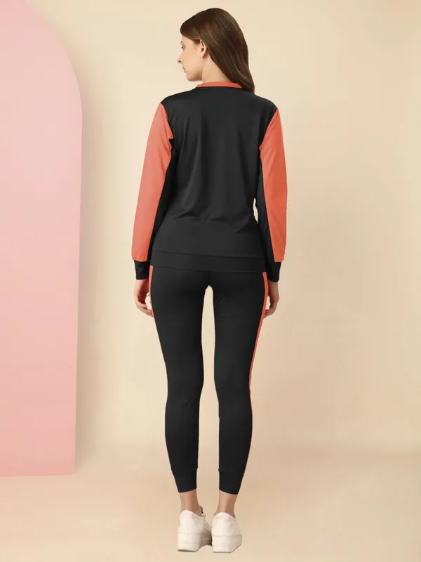 _Multicolor_Striped_Summer_Track_Suits_,Women's_Sportswear_Active_Wear_Top_Bottom_Suits