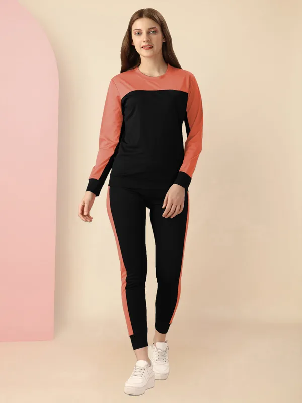 _Multicolor_Striped_Summer_Track_Suits_,Women's_Sportswear_Active_Wear_Top_Bottom_Suits