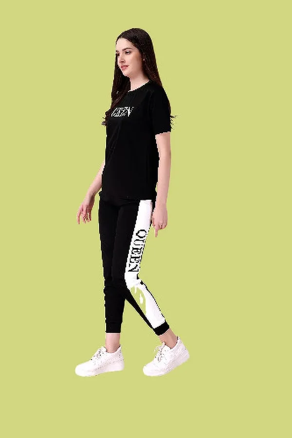 Black_&_White_Cotton_Blend_Printed_Regular_Track_Suit_For_Women