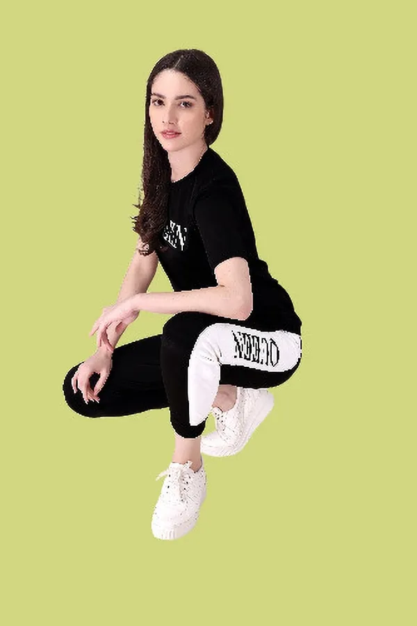 Black_&_White_Cotton_Blend_Printed_Regular_Track_Suit_For_Women