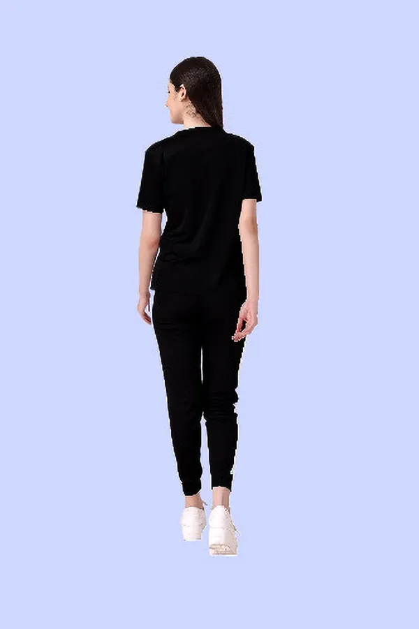Black_&_White_Cotton_Blend_Striped_Regular_Track_Suit_For_Women