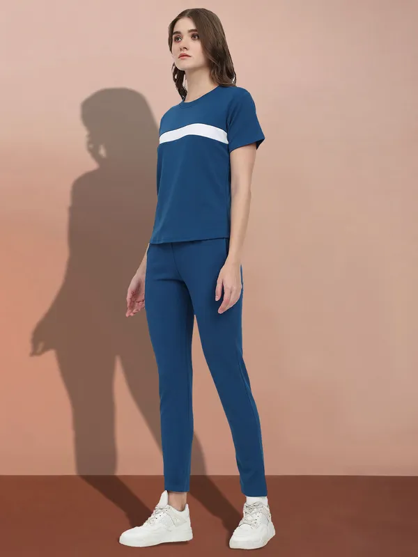 Blue_&_White_Cotton_Blend_Solid_Regular_Track_Suit_For_Women