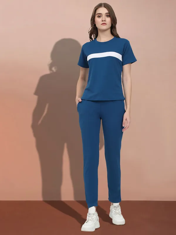 Blue_&_White_Cotton_Blend_Solid_Regular_Track_Suit_For_Women
