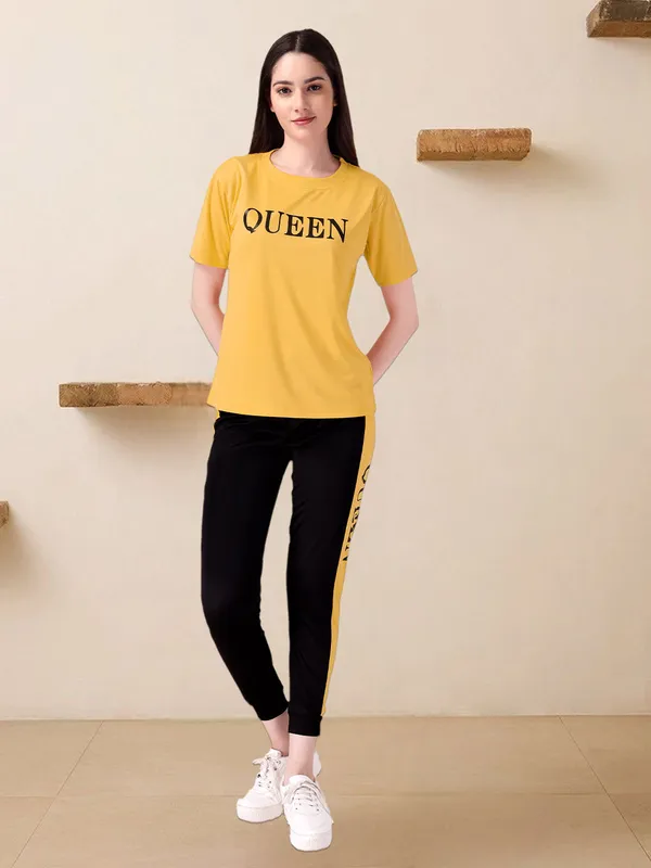 Stylish_Women’s_Queen_Print_T-Shirt_&_Track_Pant_Co-Ord_Set_|_Comfortable_Casual_Wear_for_Daily,_Travel_&_Lounge