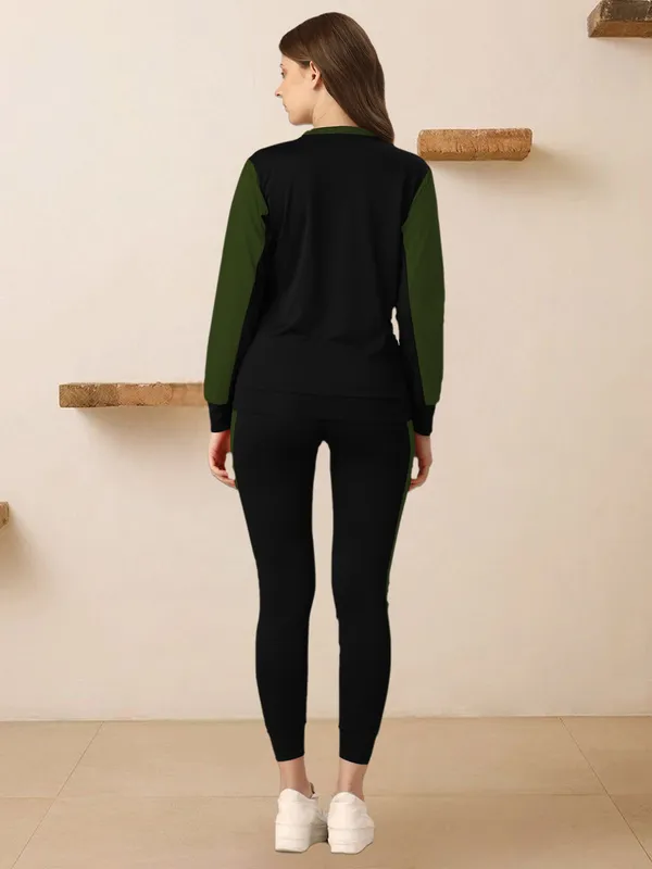 UrbanEdge_Women’s_Olive_Green_&_Black_Activewear_Co-Ord_Set