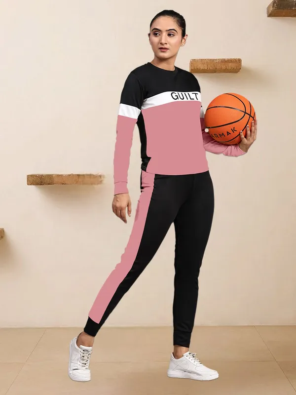 UrbanGuilt_Women’s_Colorblock_Activewear_Co-Ord_Set_–_Peach_&_Black