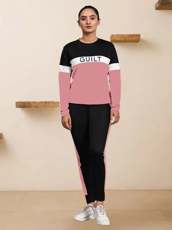 UrbanGuilt_Women’s_Colorblock_Activewear_Co-Ord_Set_–_Peach_&_Black