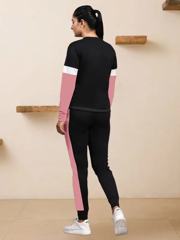 UrbanGuilt_Women’s_Colorblock_Activewear_Co-Ord_Set_–_Peach_&_Black