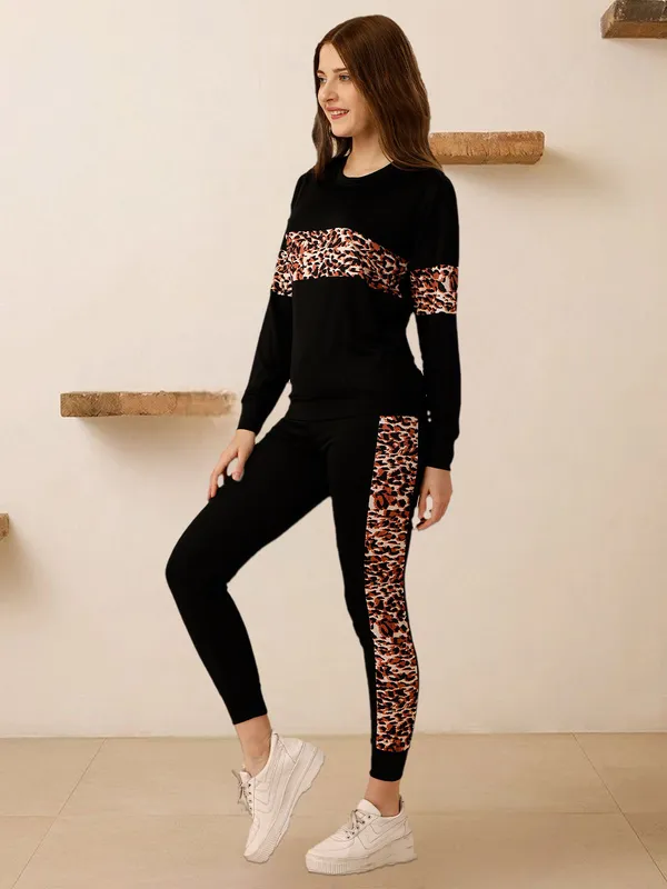 Urban_Wild_Black_Co-Ord_Set_with_Leopard_Accent_|_Stylish_Women’s_Lounge_&_Activewear_Set