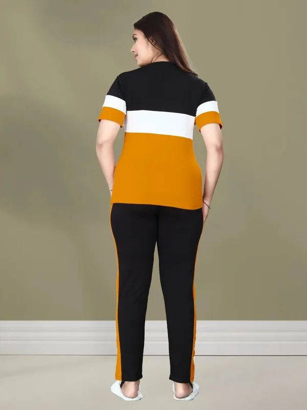 Women_Color_Block_Round_Neck_Half_Sleeve_T-Shirt_&_Track_Pants_Set_with_Pocket_|_Comfortable_Casual_Loungewear,_Nightwear_&_Sportswear_|_MF_With_Square