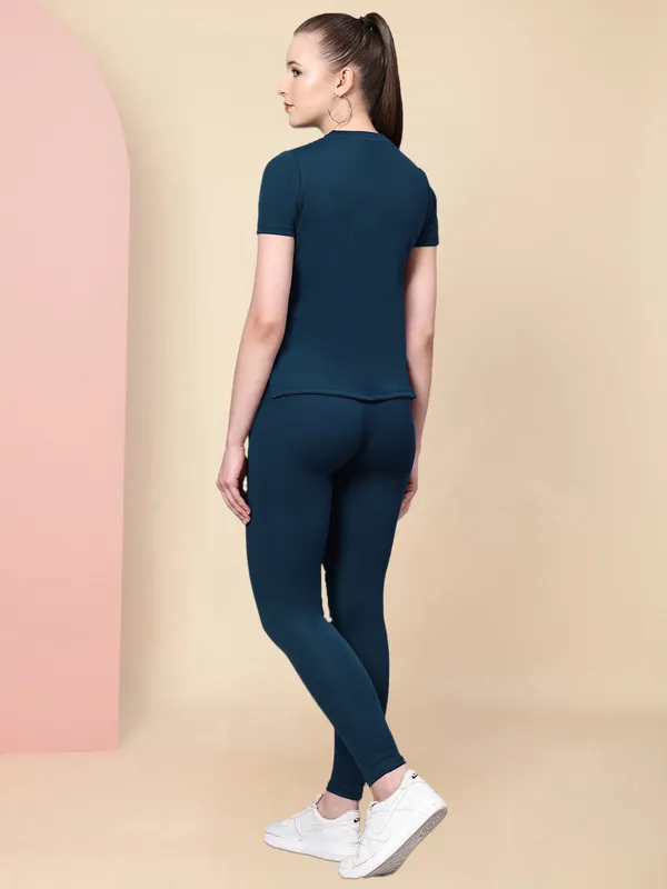 Blue_Activewear_T-Shirt_and_Leggings_Set_–_Stretchable_Sportswear_for_Fitness,_Yoga,_and_Daily_Wear