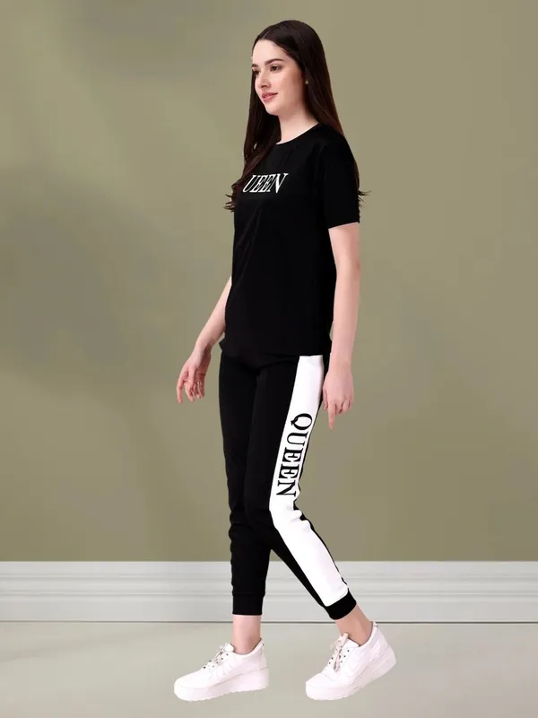 Women’s_Black_Queen_Printed_Co-Ord_Set_|_Stylish_Half_Sleeve_T-Shirt_with_Jogger_|_Casual_Western_Wear_|_Trendy_Lounge_&_Daily_Wear_Outfit