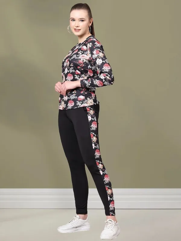 Women’s_Floral_Printed_Tracksuit_Set_with_Pockets_|_Full_Sleeve_Round_Neck_Top_&_Black_Track_Pants_with_Floral_Side_Panel_|_Stylish_Activewear_Co-Ord_Set_for_Women_&_Girls