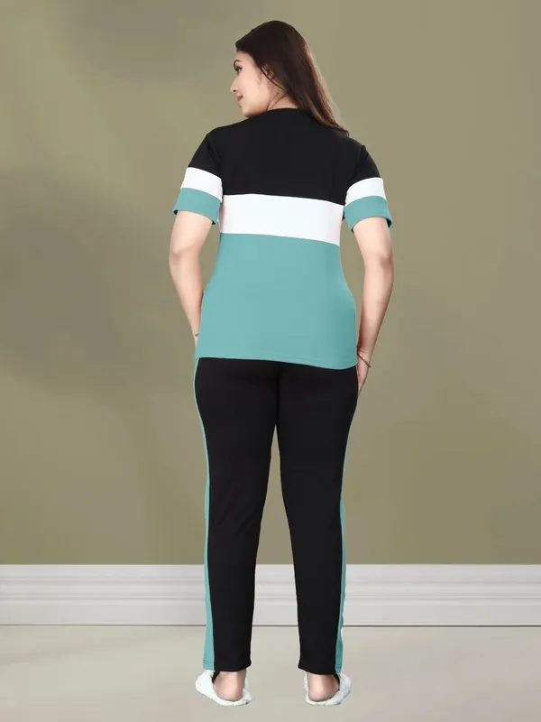 Women's_Printed_Color_Block_T-Shirt_&_Track_Pant_Set_with_Pocket_–_MF_With_Square
