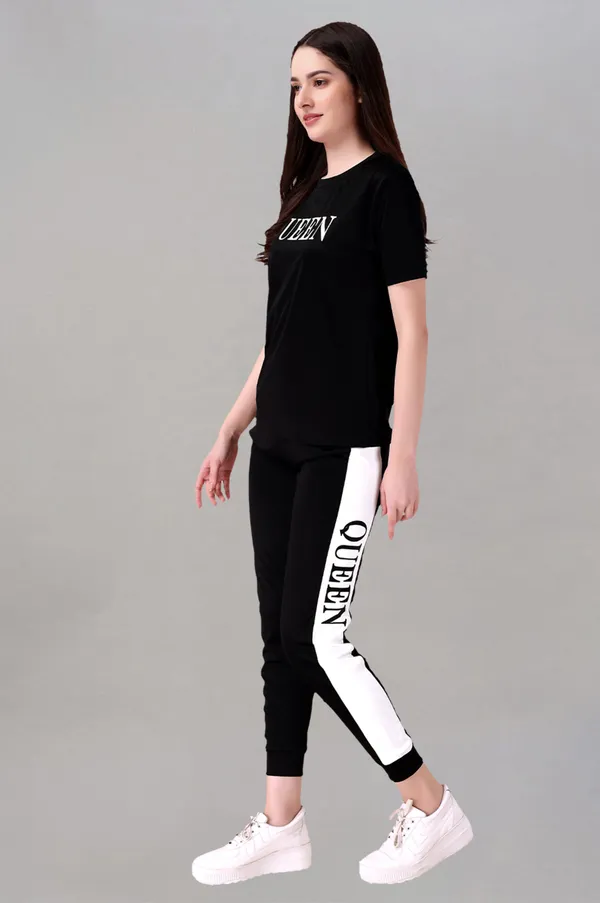 Black_&_White_&_Black_Cotton_Lycra_Blend_Solid_Regular_Track_Suit_For_Women