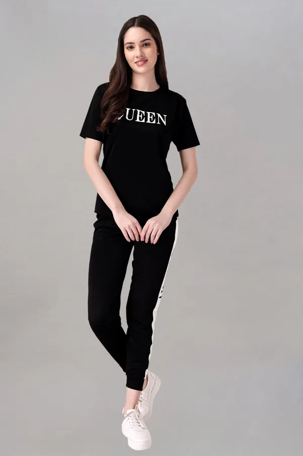 Black_&_White_&_Black_Cotton_Lycra_Blend_Solid_Regular_Track_Suit_For_Women