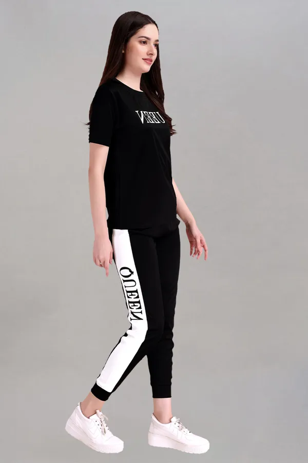 Black_&_White_&_Black_Cotton_Lycra_Blend_Solid_Regular_Track_Suit_For_Women
