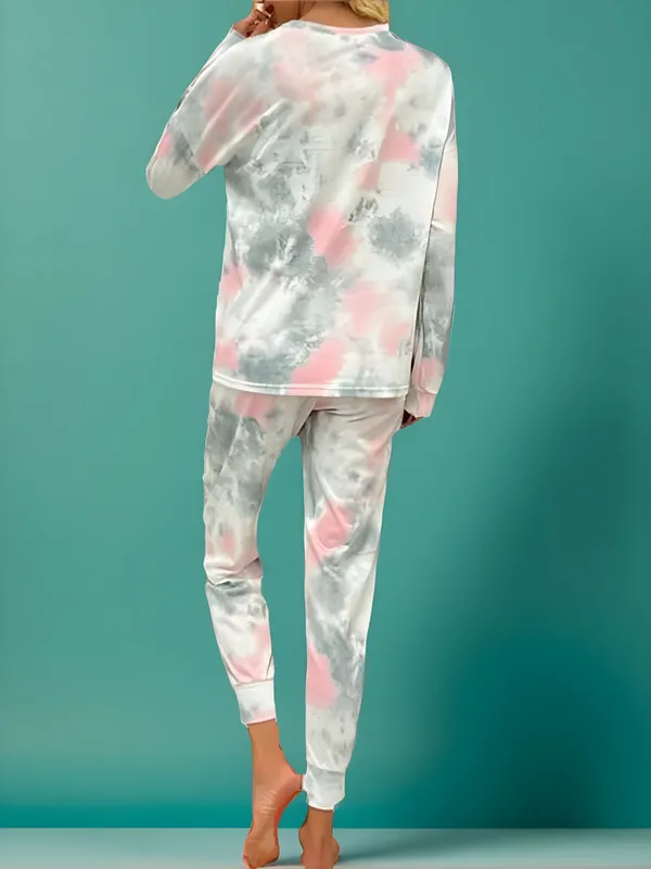 Grey_&_Pink_Cotton_Blend_Solid_Regular_Track_Suit_For_Women