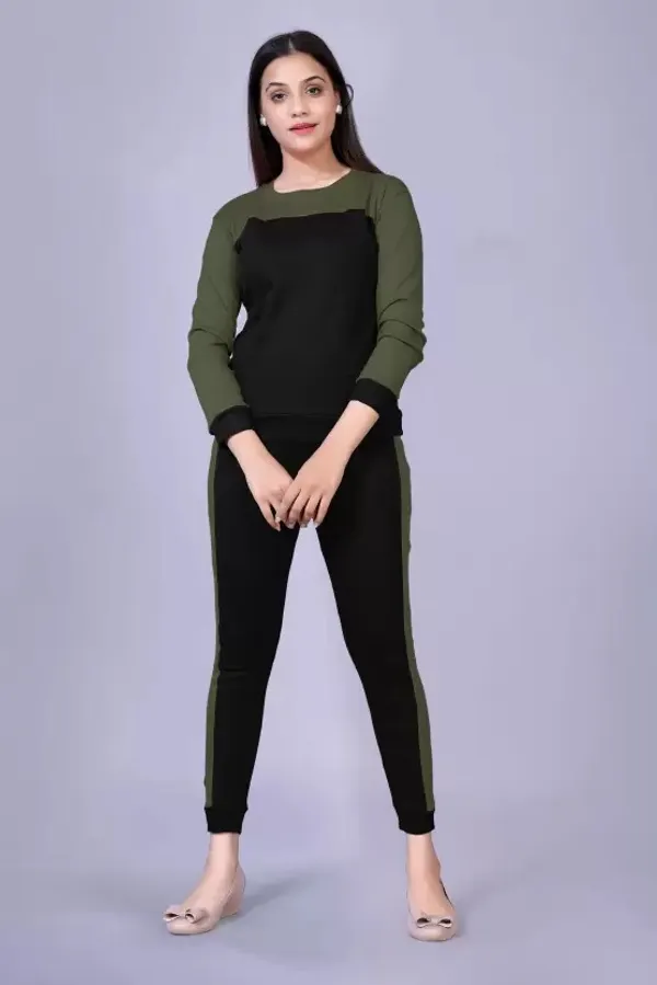 Green_Cotton_Blend_Colorblock_Regular_Track_Suit_For_Women